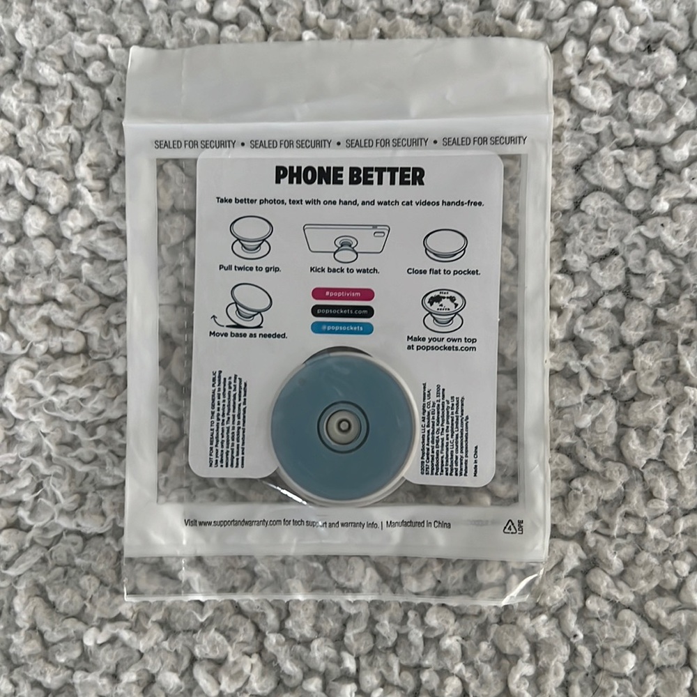 Pinwheel Design Pop Socket - Picture 2 of 2